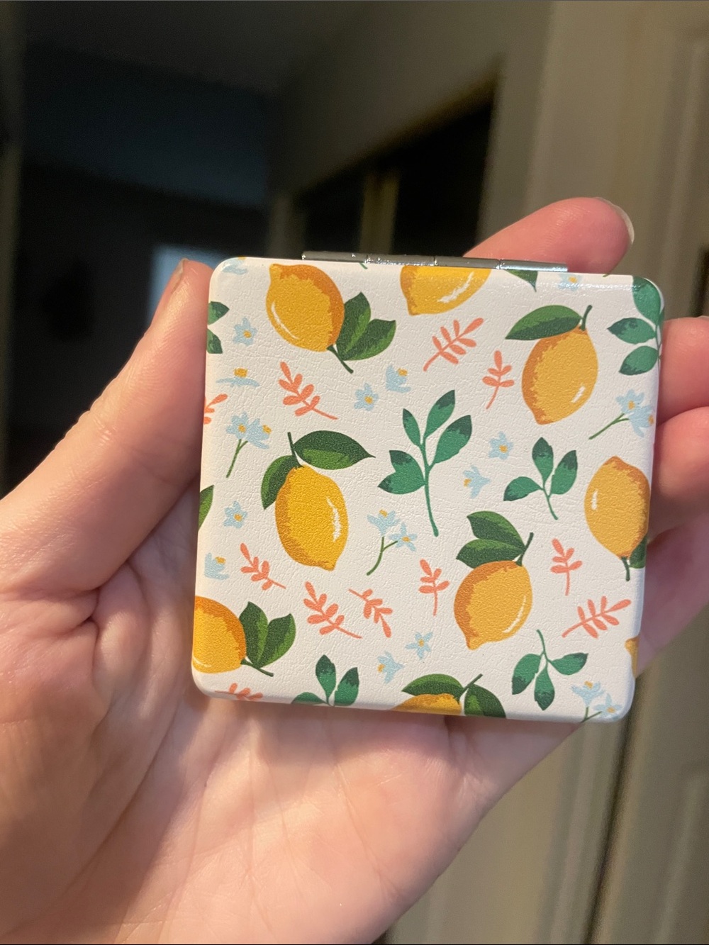 Lemon Compact Mirror